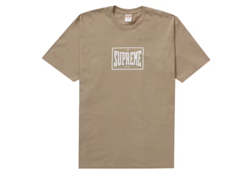 Supreme Warm Up Tee Khaki
